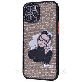 Чехол для Apple Iphone 12 Pro Max училка. Цвет: черный BD-35