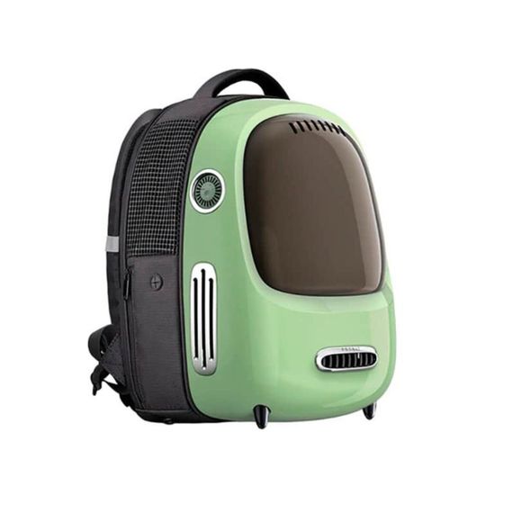 Рюкзак-переноска для котов и собак малых пород Petkit Breezy2 Smart Cat Carrier, 45 см х 33 см х 30 см, зеленый | Зображення 3