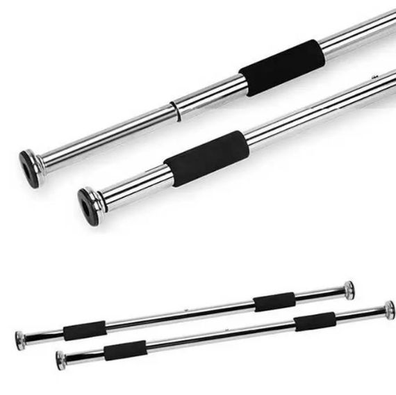Турнік розсувний PowerPlay 4128 Pull Up Bar (60-90 см) Steel/Black (PP_4128) | Зображення 4