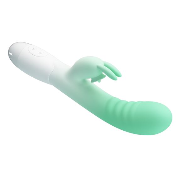 Вибромассажер серии Pretty Love - CERBERUS Rabbit Vibrator Light green, BI-014795-A1B Sex Aura | Зображення 4