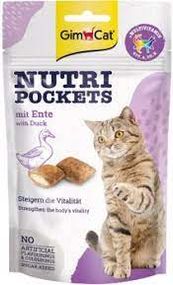 Вітамінні ласощі Gimborn GimCat Nutri Pockets для котів Качка + Мультивітамін 60 г. 60 г