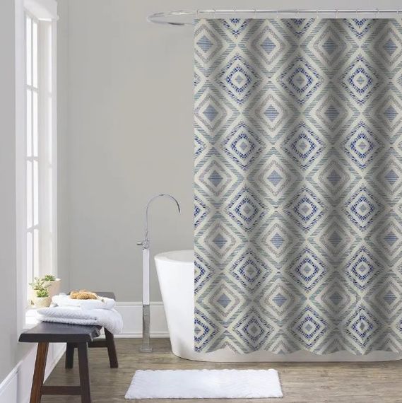 Шторка для ванної ZERIX SCT-011-180x180 ZX4982