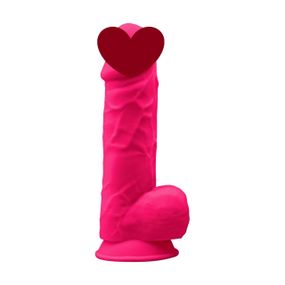 Фалоімітатор SilexD Norman Pink (MODEL 4 size 8.5in), двошаровий, силікон + Silexpan, діаметр 5 см Sex Aura