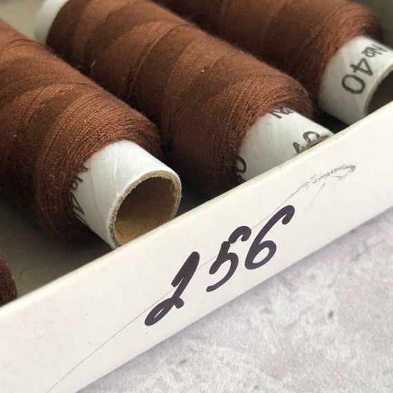 256 Нитки в катушках, швейные 100 полиэстер 40/2 (боб 200м) | Зображення 2