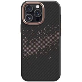 TPU чехол Monzo (MagFit) для Apple iPhone 15 Pro Max (6.7") Titanium gold