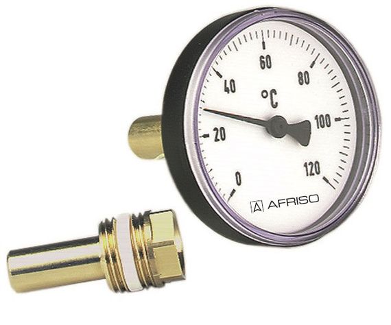 63708 термометр пластиковый BiTh 80/45 0-120С 1/2" акс.