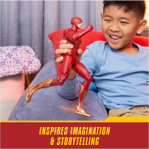 Игровая фигурка Флэш 30см со светом и звуками Оригинал DC Comics Speed Force The Flash Action Figure | Зображення 7