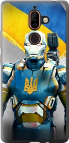 Чехол на Nokia 7 Plus Украинский киборг "980u-1354-17620"