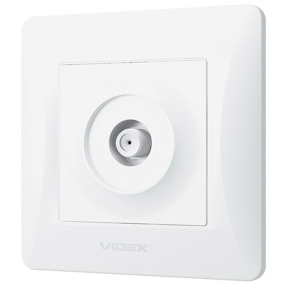 Спутниковая розетка SAT VIDEX BINERA VF-BNSK1SATE-W  белая
