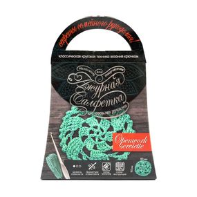 Комплект для творчества своими руками "Ажурная салфетка" SL-01-06