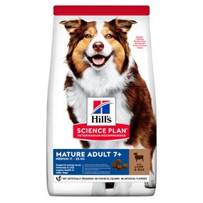 Корм Hill's Science Plan Canine Mature Adult Medium Lamb & Rice сухой с ягненком для стареющих собак средних пород 14 кг