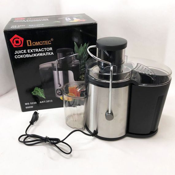 Низкоскоростные соковижималки Domotec, Центробежные соковыжималки, Соковыжималка для томат сока XG-39 | Зображення 4