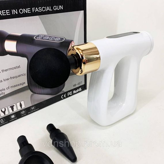 Перкусійний ручний масажер пістолет, Домашній ручний масажер з вібрацією, Вібратор для масажу тіла VS-83 | Зображення 1