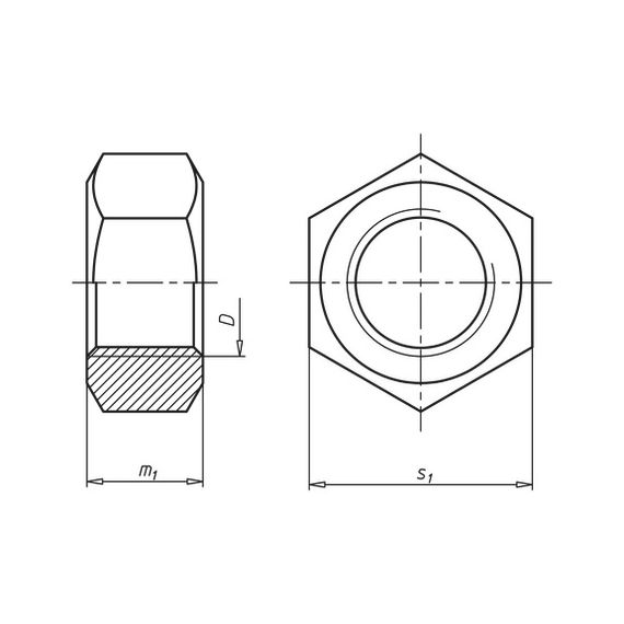шестигранна гайка | Зображення 1