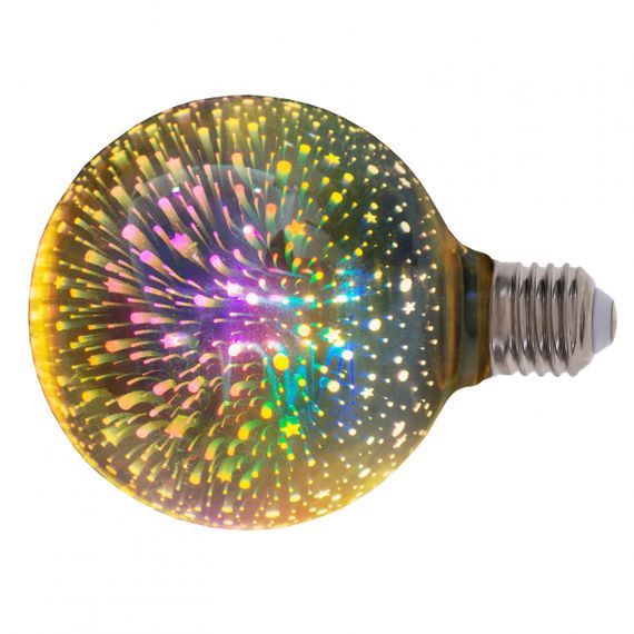 Лампа светодиодная LED 3D 3W E27 COG G95 220V | Зображення 6