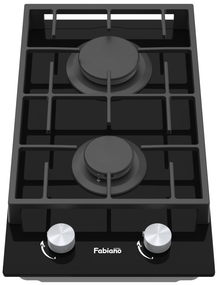 Варильна поверхня газова Fabiano FHG 862 VGH Black Glass 8111.406.1476