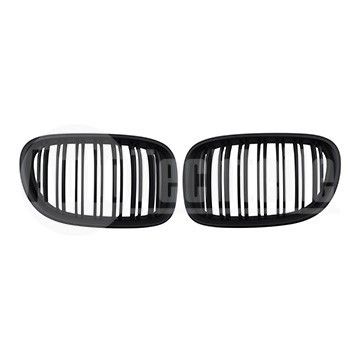 Решетки радиатора компл. BMW 7 F01 09-12 (мат. чёрн. двойная), AutoTechteile, 708 5132, 708 5133