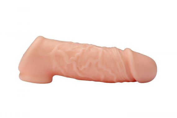 Насадка на пеніс REALSTUFF EXTENDER WITH BALL STRAP 5.5 Sex Aura | Зображення 5