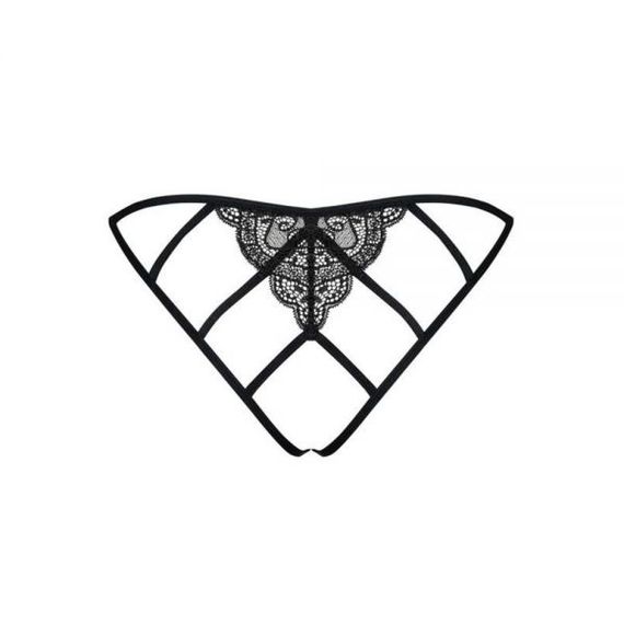 Трусики з інтимним вирізом Obsessive MIAMOR S / M | Зображення 1