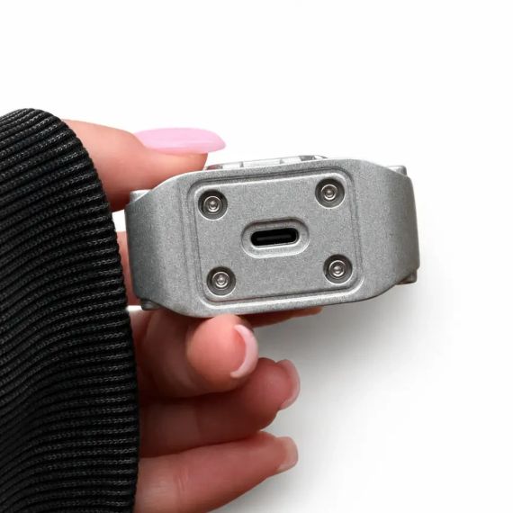 Чоловіча електробритва MS-1098 5 Вт, USB, Срібляста / Міні бритва для обличчя / Електрична бритва / Портативна бритва | Зображення 6