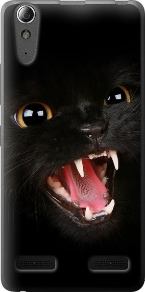 Чехол на Lenovo A6000 Чёрная кошка "932u-103-17620"