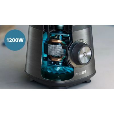 Блендер Philips стаціонарний Series 5000, 1200Вт, чаша-2000мл, скло, склянка в ко (HR3041/00) | Зображення 4
