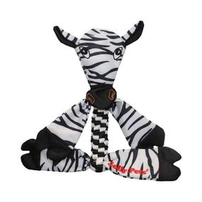 Игрушка для собак Jolly Pet FLATHEADS Зебра, 15 см