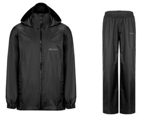 Костюм дощовик Viverra Rain Suit Black M (РБ-2239547) Костюм для риболовлі