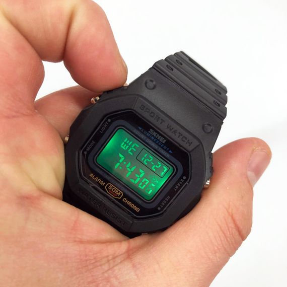 Водонепроникні чоловічі годинники SKMEI 1628BKWT Чоловічі годинники стильні на руку BY-70 | Зображення 5