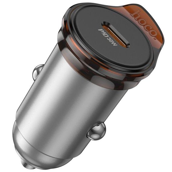 АЗП Hoco NZ16 Rigorous PD30W (1USB-C) Metal grey | Зображення 3