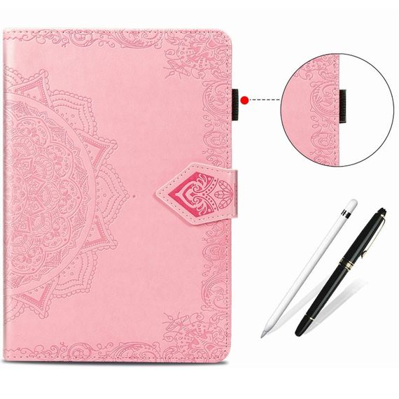 Кожаный чехол Art Case с визитницей для Samsung Galaxy Tab S7+ Розовый | Зображення 5