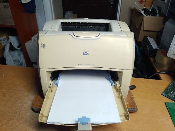 Принтер HP LaserJet 1200 / лазерная монохромная печать / 1200x1200 dpi / А4 / 14 стр./мин. / USB 2.0, LPT б/у | Зображення 1