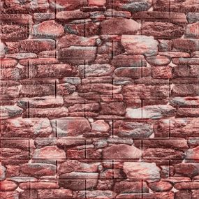 Самоклеюча декоративна 3D панелі 700х770х5мм Матовий камінь (060M) SW-00000635