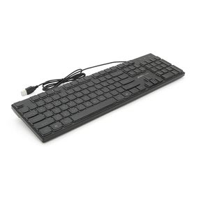 Клавіатура з подсветкой USB JEDEL K510, довжина кабеля 170см, (Eng), (483х188х35 мм) Black, 104к, Q20