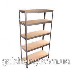 Стелаж металевий 1800х610х310/5пол МДФ 5.5 мм