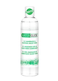 Масажний гель і лубрикант на водній основі Waterglide Massage & Lubricant Aloe Vera Sex Aura