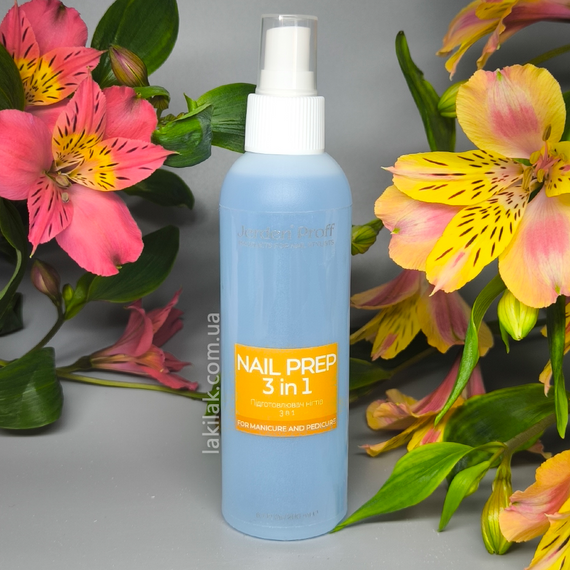 Универсальное средство 3в1 Jerden Proff Nail Prep 200мл