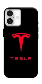Чохол з картинкою Tesla для Apple iPhone 16 (6.1")