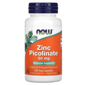 Микроэлемент Цинк NOW Foods Zinc Picolinate 50 mg 120 Caps NOW-01552