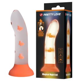 Фаллоимитатор на присоске Pretty Love Magical Nightfall, светящийся в темноте, 17 х 3.3 Sex Aura