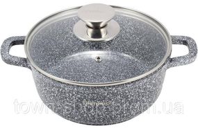Кастрюля Ofenbach Snow Marble 6.5л индукционная с антипригарным покрытием NB-100502