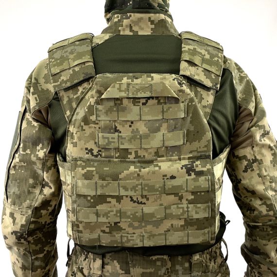 Плитоноска Plate Carrier зі швидким скиданням IRR Cordura 500 D Піксель ММ-14 (pixel) | Зображення 1