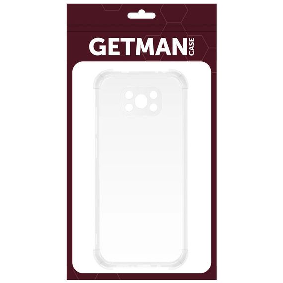 TPU чехол GETMAN Ease logo усиленные углы Full Camera для Xiaomi Poco X3 NFC / Poco X3 Pro | Зображення 5