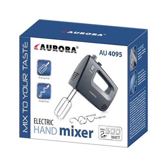 Миксер ручной Aurora 4095AU 500 Вт черный | Зображення 1