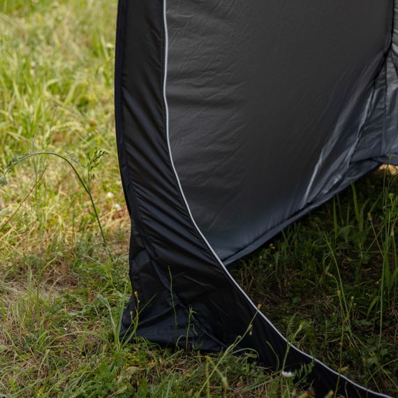 Палатка душ-туалет для кемпинга автомат 120×120×190 (см) тент для душа и туалета туристический LU-015DB Черный | Зображення 8