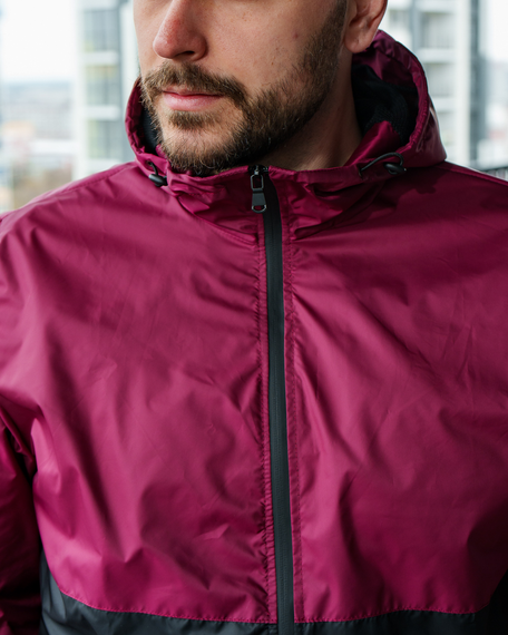 Вітровка Фентезі бордово-чорний S L | Зображення 8