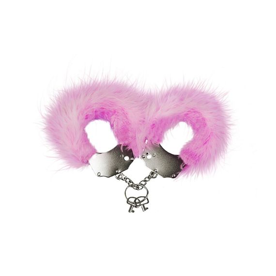 Наручники металеві Adrien Lastic Handcuffs, Рожевий