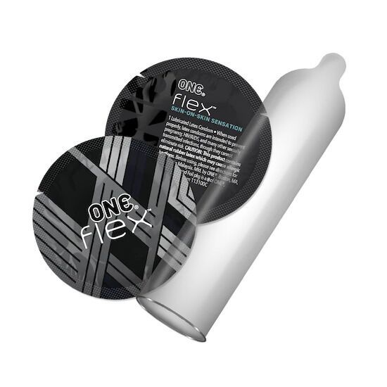 Презервативи ONE Flex Graphene Condom 3 шт, картонна коробка | Зображення 1