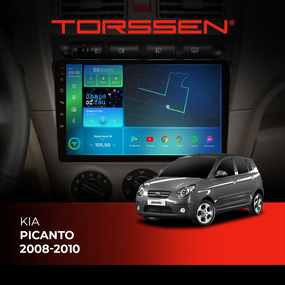 Штатна магнітола Torssen Kia Picanto 2008-2010 F9464 4G Carplay DSP