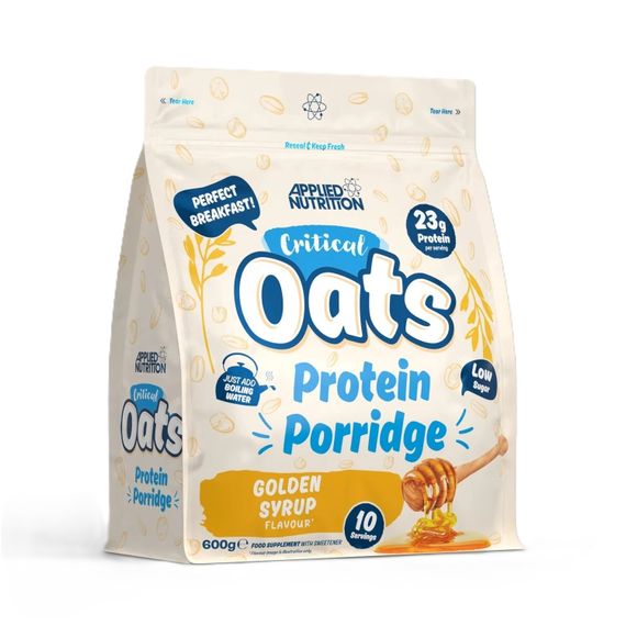 Протеиновая каша Applied Nutrition Critical Oats Protein Porridge 600 г, Golden syrup | Зображення 1